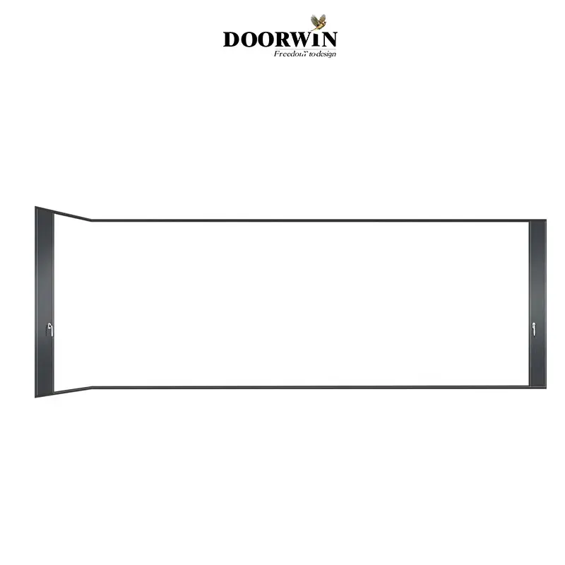 Doorwin-Alumínio Casement Window, Tilt and Turn, Impact Proof, Bullet Proof, Micro Ventilação Aprovação, Venda quente