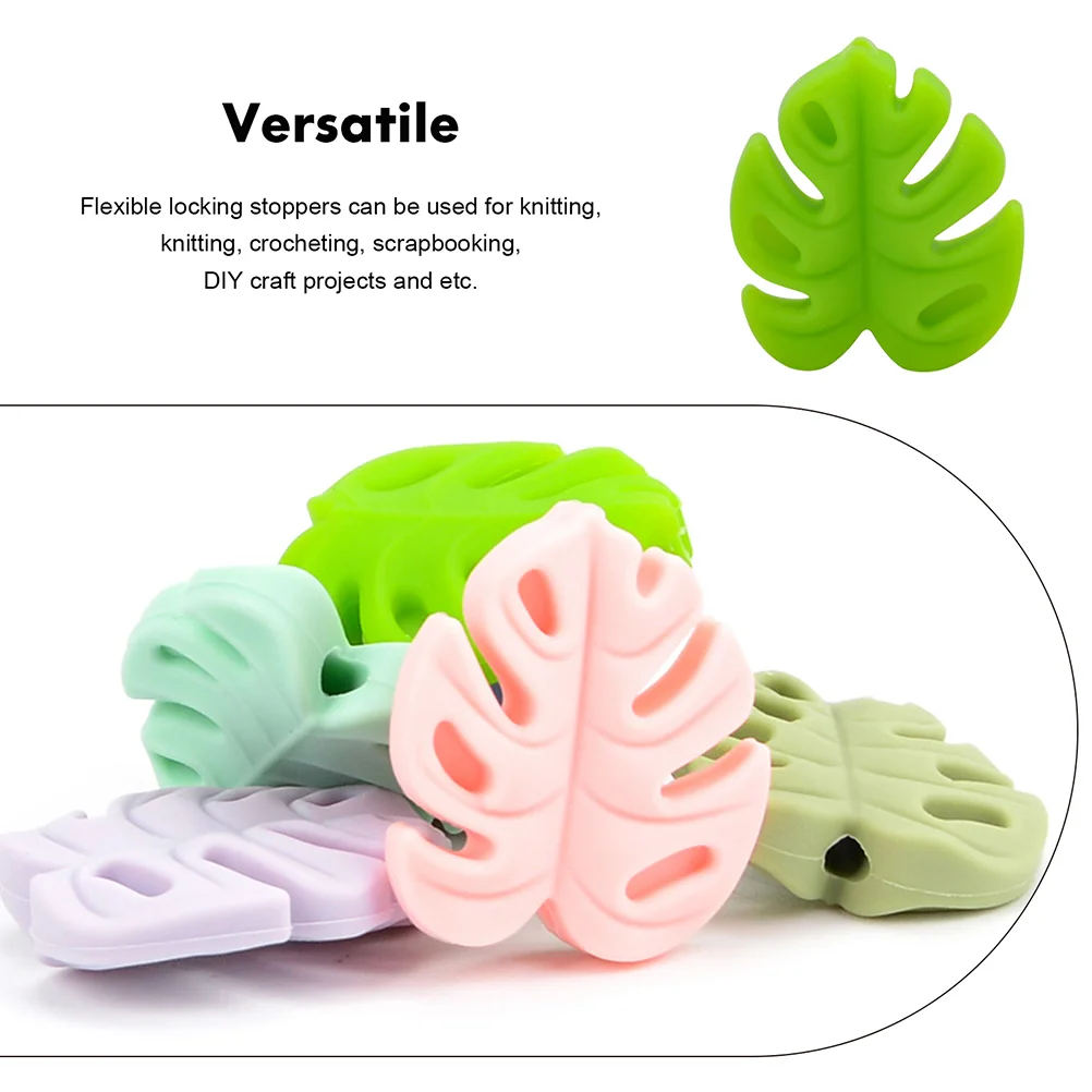 8 Pcs Sweater Needle Protection Head Sewing Protectors Silicone Caps Needles Stoppers Tools Household Portable Tip Knitting