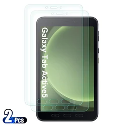 2PCS For Samsung Galaxy Tab Active 5 Tempered Glass Screen Protector 8 Inch Tablet Bubble Free HD Anti-Scratch Protective Film