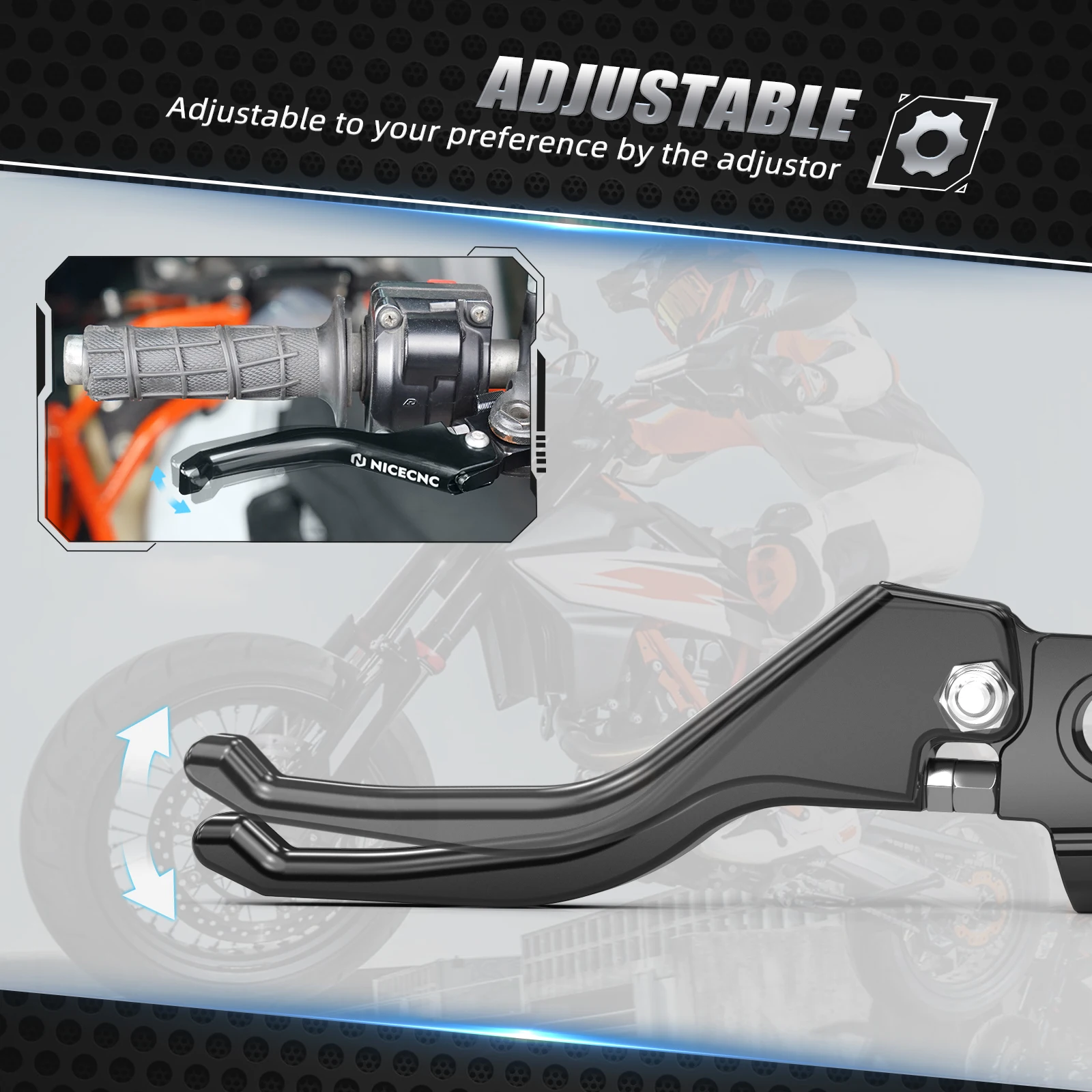 (EU-Lager) 2024-2026 Für KTM 690 Enduro SMC/R Husqvarna 701 Enduro Supermoto Kurzer Brems- und Kupplungshebel GasGas 700 SM ES 2023-2026 – Detail 11