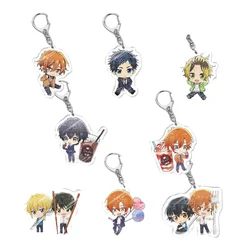 6cm Cute Anime Sasaki to Myyano Acrylic Keychain Miyano Yoshikazu Sasasaki Shumei Hirano Keyring Key Chain For Gift