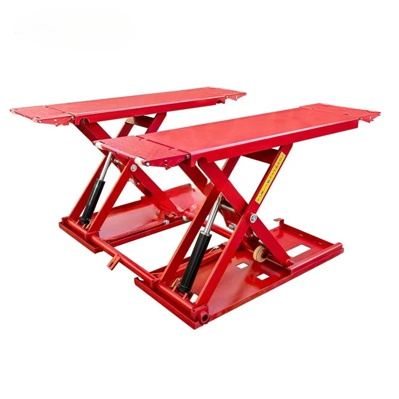 Movable medium shear lift ultra-thin small shear car maintenance lift