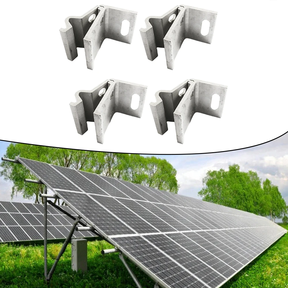 4 قطعة المشابك السقف الضوئية تركيبات سبائك الألومنيوم الضوئية لسهولة تركيب البلاط مع 2 مجموعة مسامير #6