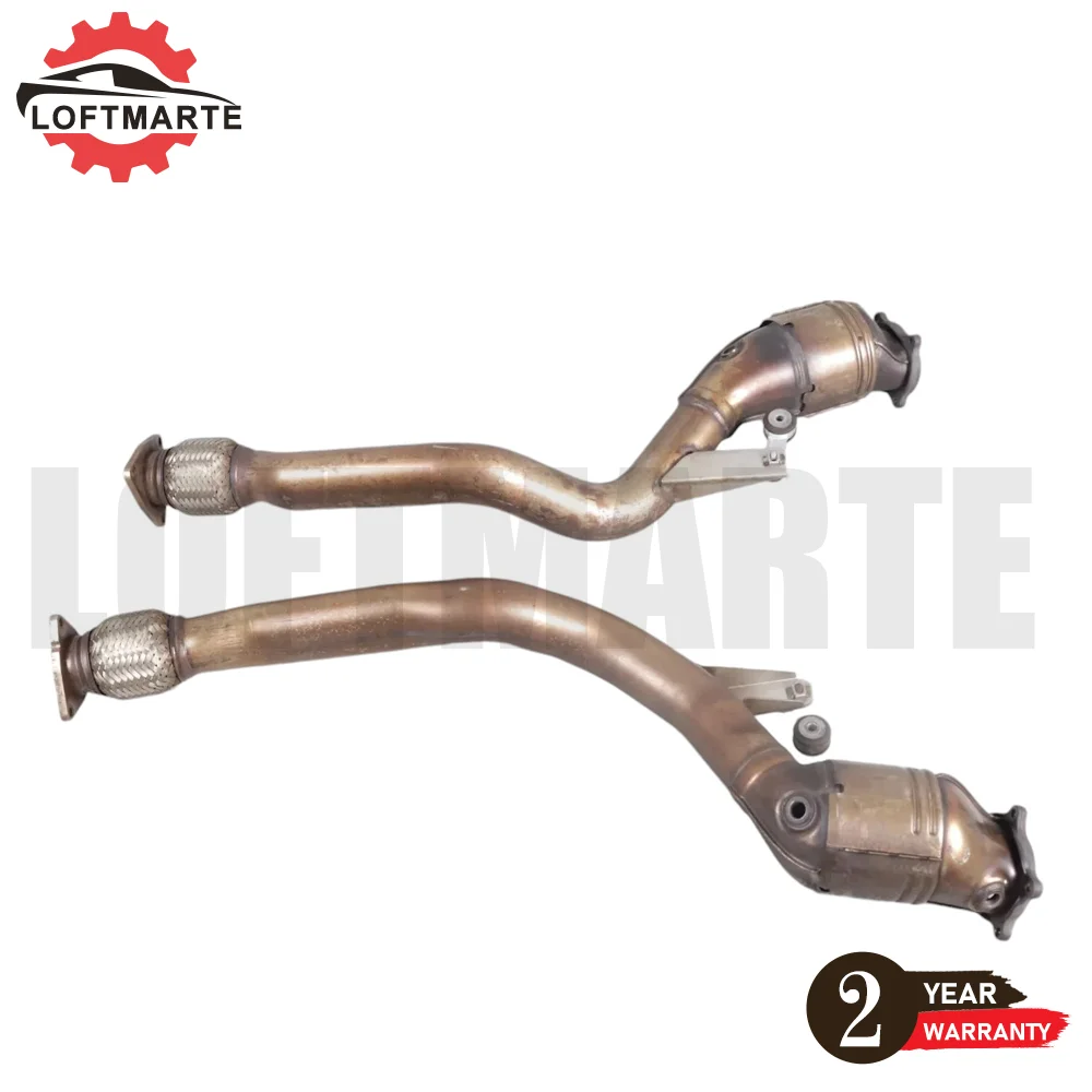 3W0253059B 3W0253059M  3W0253059C Original One Pair Left&Right Catalytic Converter Fit For Bentley Continental GT 6.0T 2011-2018