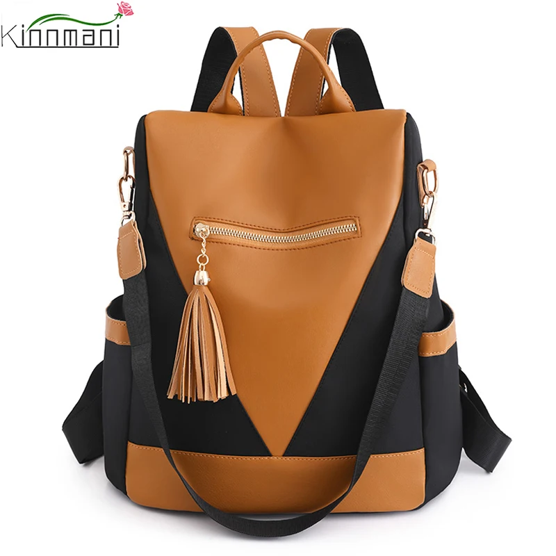 New High-Quality Women\'s Anti-Theft Backpack Trend New Product Women\'s Shoulder Bag Multi-Layer High-Capacity School Student Bag