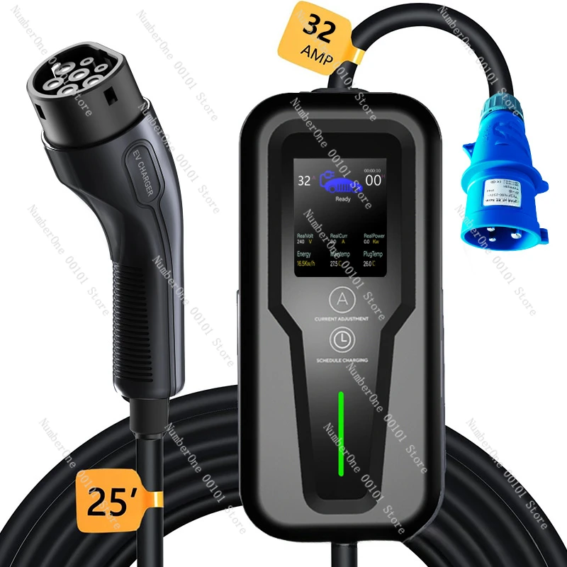 European Standard Charging Gun BMW Benz Tesla New Energy British Standard Car Charger 7kW Charging Pile