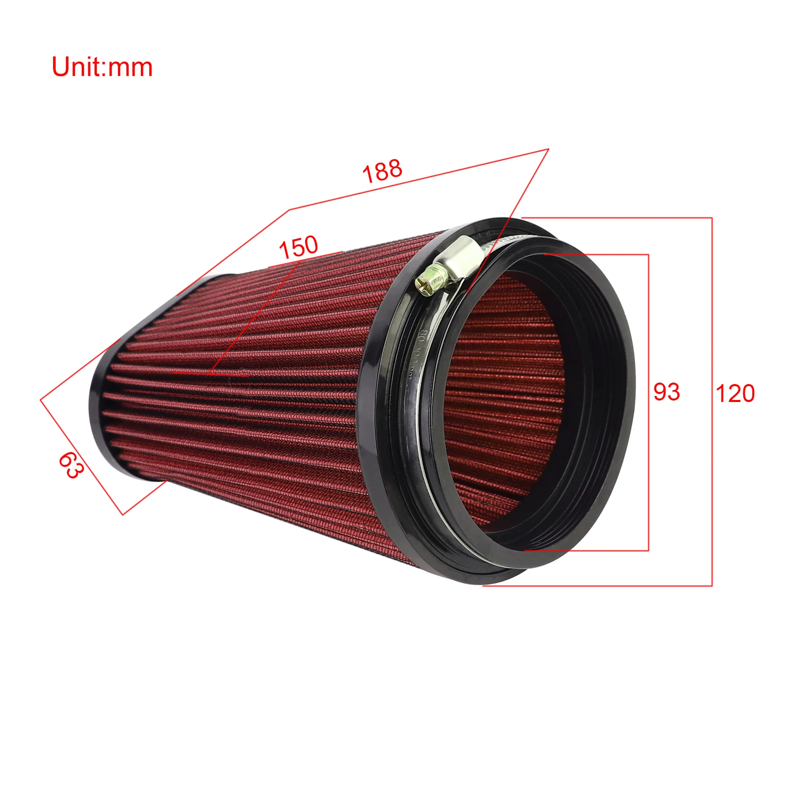 Air Filter Air Cleaner YA-3502 for Yamaha Banshee 350 YFZ350 YFZ350SE YFZ350LE Raptor 700 YFM700 YFM700R YFM700RSE YFM700RSP