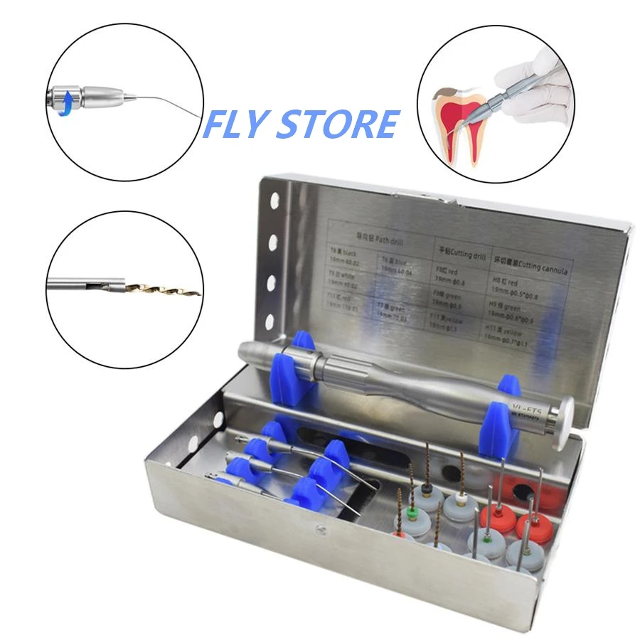 1Set Root Canal File Extractor Dental File Extractor Removal System Kit Dentist Broken Files Instrument