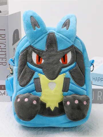 New Pokemon Gengar Lucario Mimikyu Snorlax Plush Shoulder Bags Toys Kawaii Anime Psyduck Rowlet Pikachu Peluche Dolls Gifts Kids