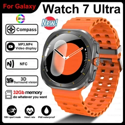 2024 Nuovo Per Samsung Galaxy Watch 7 Ultra Smart Bracciale Da Uomo 32GB di Memoria NFC Chiamata Bluetooth Impermeabile Sport trackr Smart Orologi