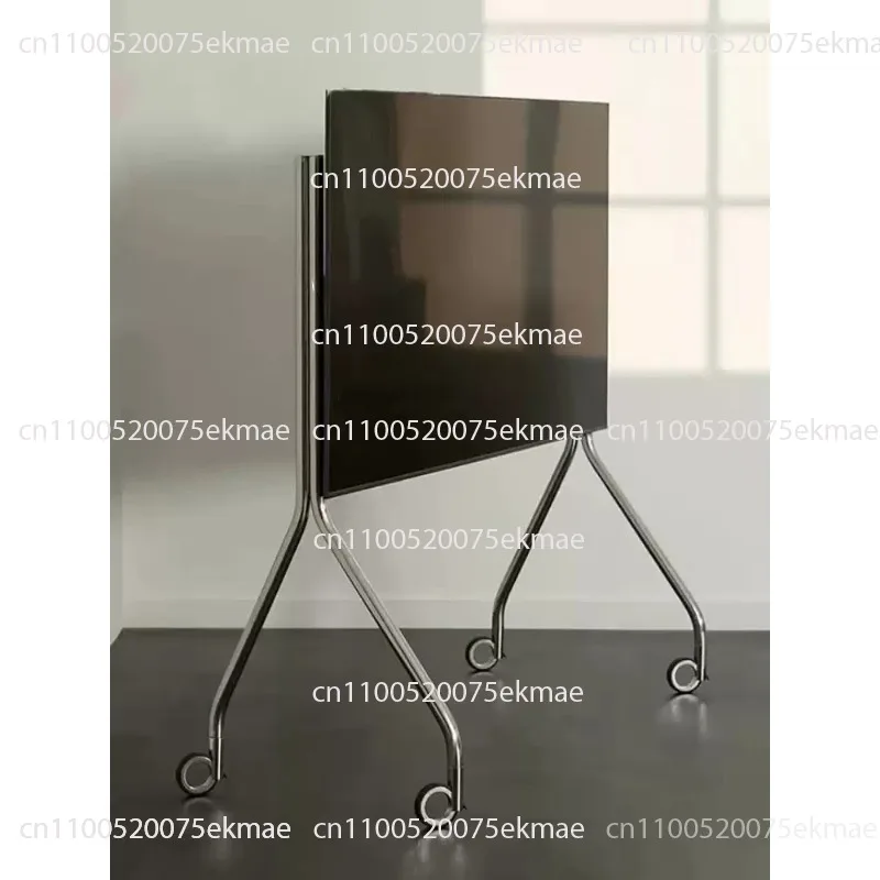 Portable TV Stand, Floor-Standing Trolley with Castors, Universal Mount for LCD All-in-One Computers