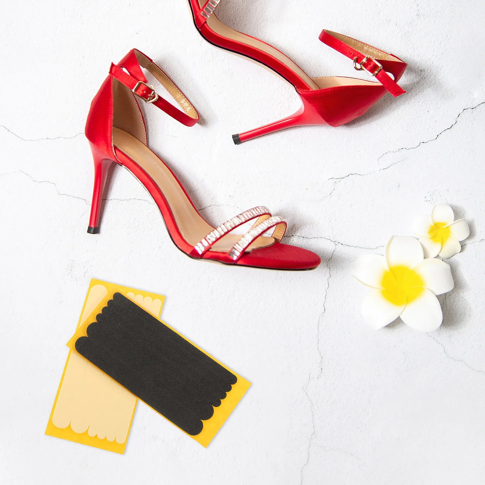 2 مجموعة منصات قابلة للاستبدال بطانات كعب مقاومة للاهتراء مريحة للكعب العالي إدراج أحذية النساء أدوات العناية بالقدم حماة الكعب