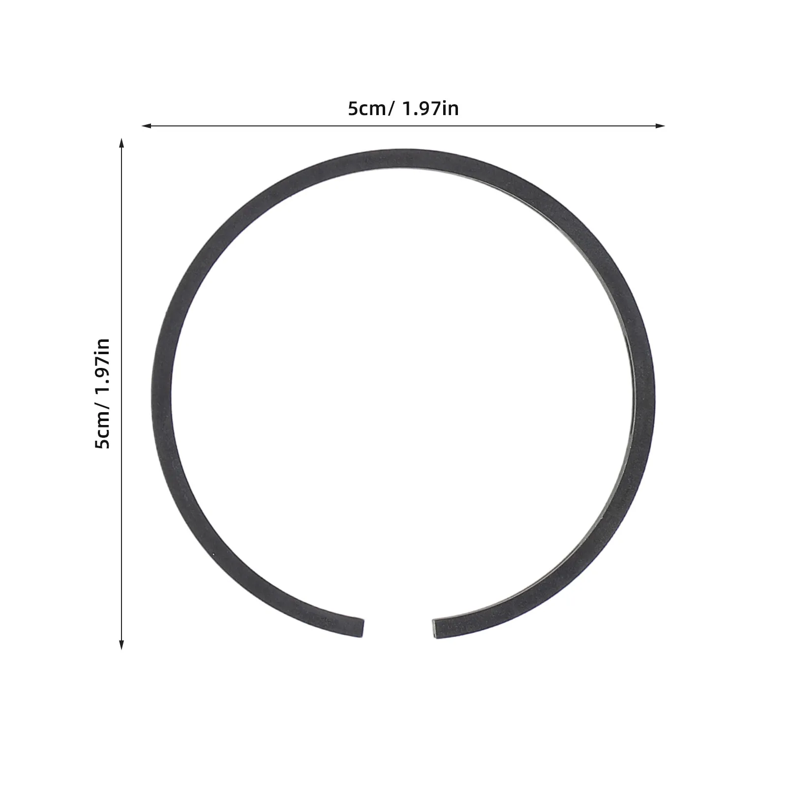 3Pcs Air Compressor Cylinder Piston Rings Set Compression Oil Rings Replacement Pump Head Repair Maintenance Engine Parts