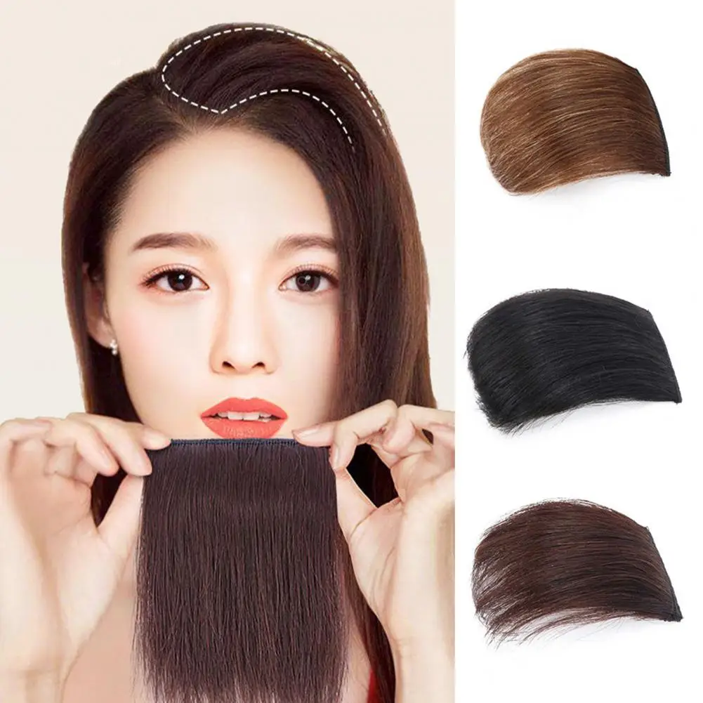 

30/30cm Wig Pads Invisible Synthetic Short Straight Pad Thicken Faux Hair Simulation Smooth Fluffy Hair Extension Clip Beauty