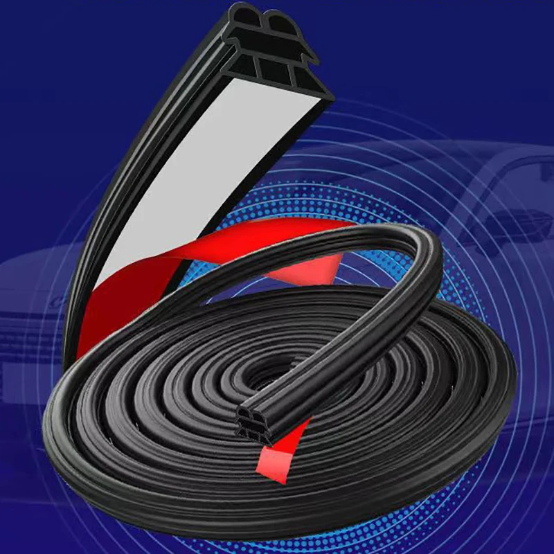 5 metrów/zestaw paski uszczelniające samochodu trójwarstwowy zagęszczony pasek uszczelniający uniwersalna izolacja akustyczna listwy pogodowe akcesoria dźwiękoszczelne