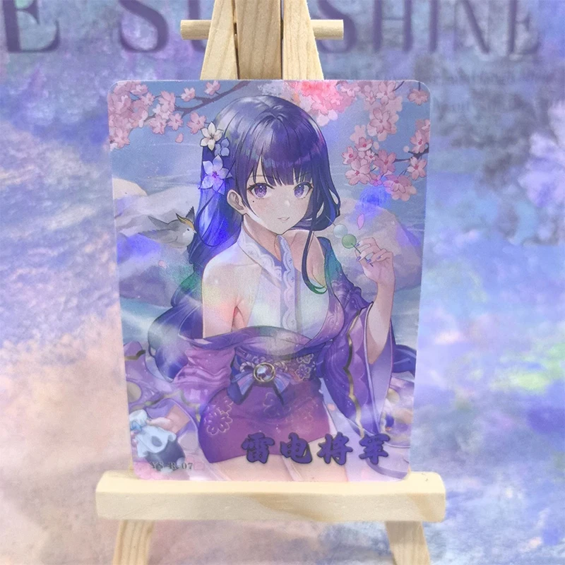 Anime Goddess Story R Karten Yelan Raiden Shogun Nahida Ganyu Yoimiya Sammelkarten Weihnachten Geburtstagsgeschenke Kinderspielzeug