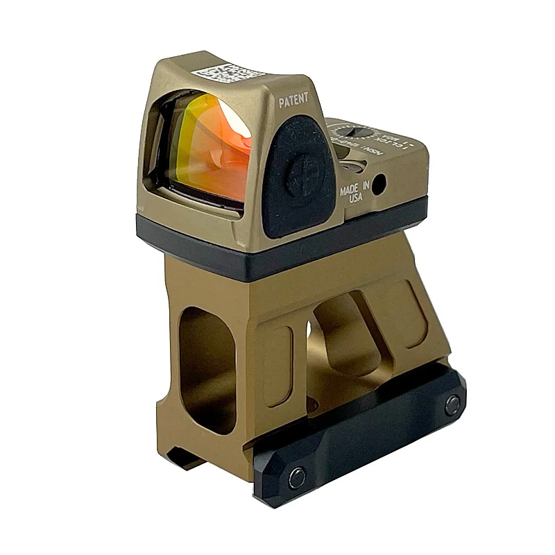 AIBOULLY Holy Warrior RM82 HRS Red Dot Reflexvisier mit MRD Scope Base Mount für Pistole Glock 17 19 Taktisches Gewehr Airsoft Jagd 8