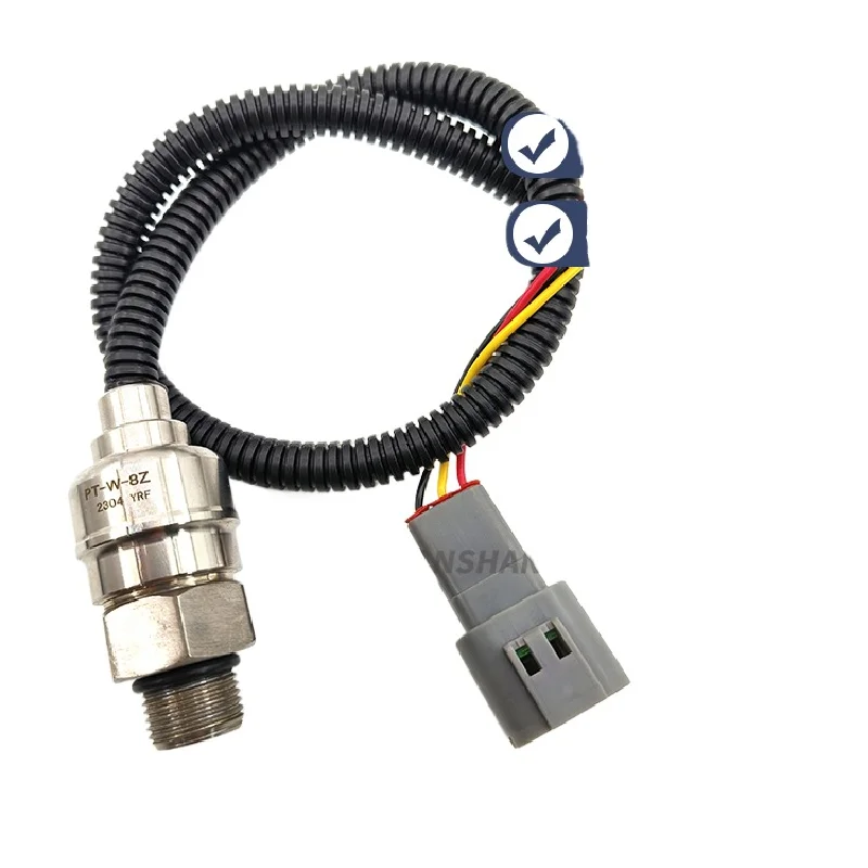 For Kato excavator accessories HD400 512 700 820 900 1023 hydraulic pump high-pressure pressure sensor