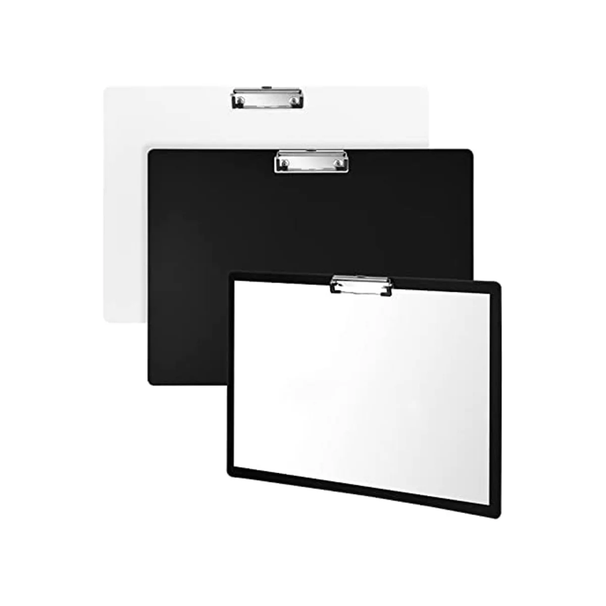 Pack of 2 A3 Clipboard Clipboard A3 Landscape Writing Board with Clip and Hole for Hanging for Office Kitchen Workshop