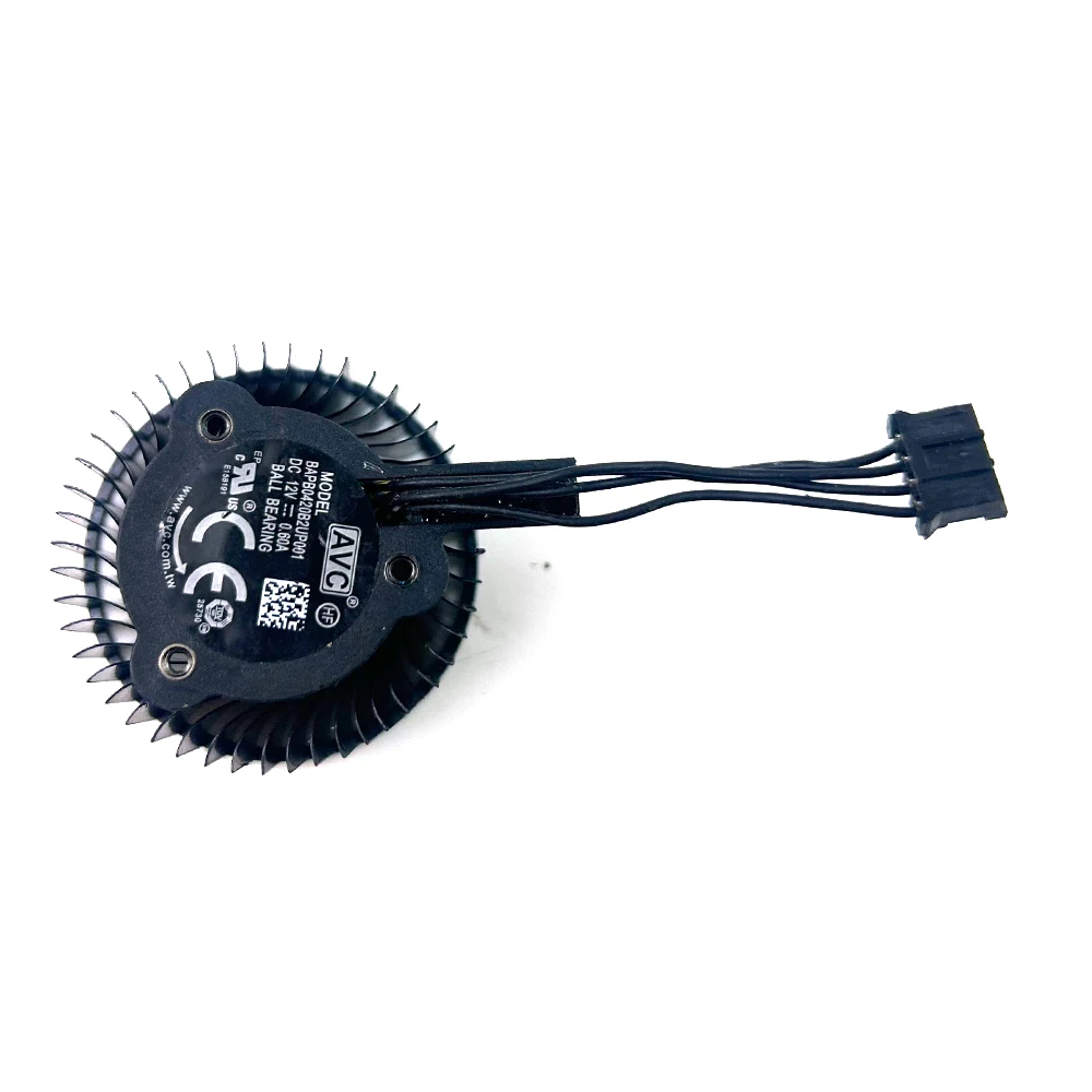 NOWY wentylator chłodzący, 36 mm, 4-pinowy, model BAPB0420B2UP001, przeznaczony do kart graficznych Nvidia RTX A2000, PNY NVIDIA Quadro A2000. — zdjęcie produktu 5