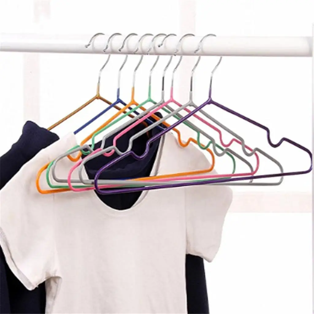 

10pcs Sweater Shirt Hanging Clothes Hanger Clothing Storage Space Saver Rack