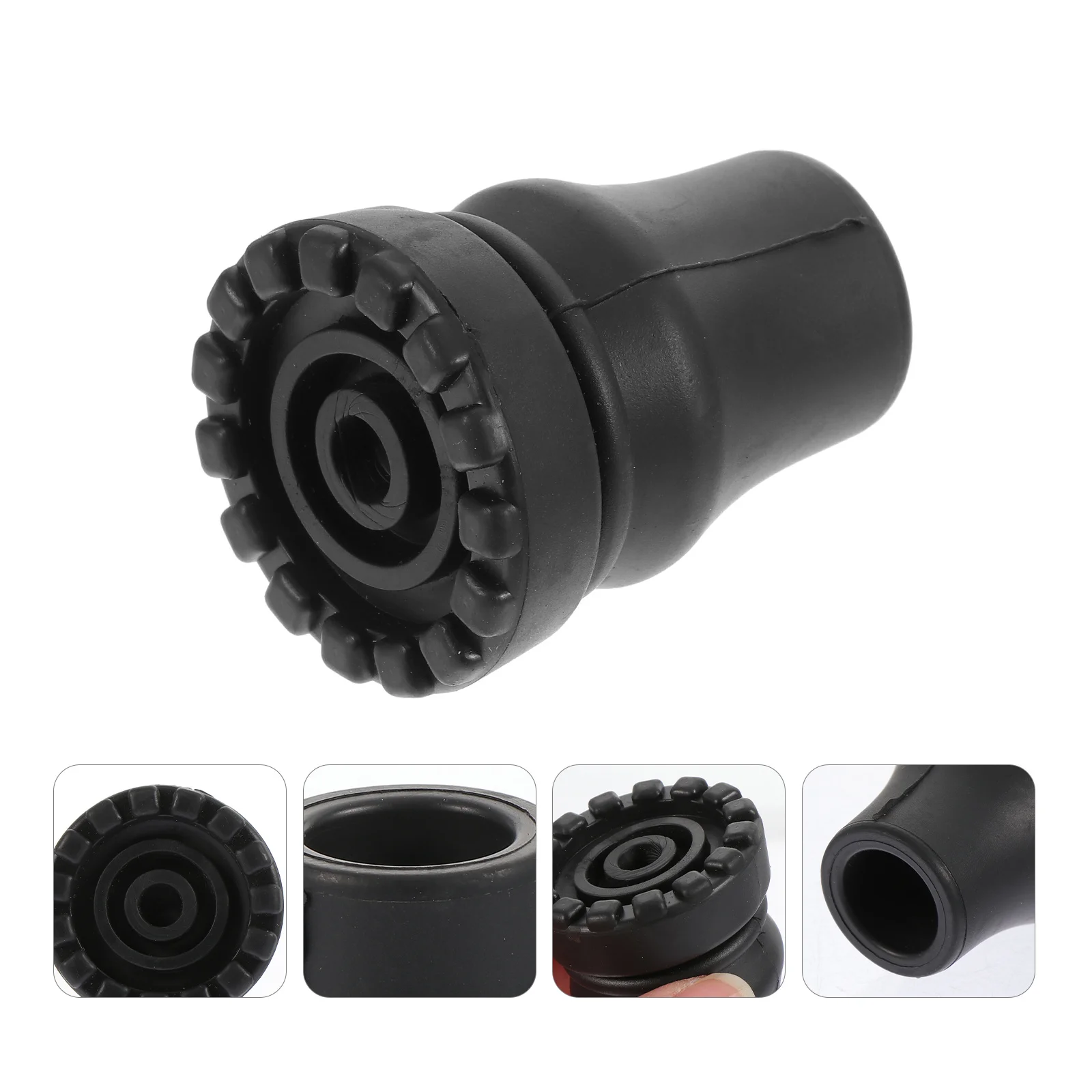 Funda de Repuesto para Punta de Bastón, 19 16 mm, Antideslizante, para Bastón de Trekking, Bastón de Marcha Nórdica, Protector de Punta para Bastón de Senderismo al Aire Libre