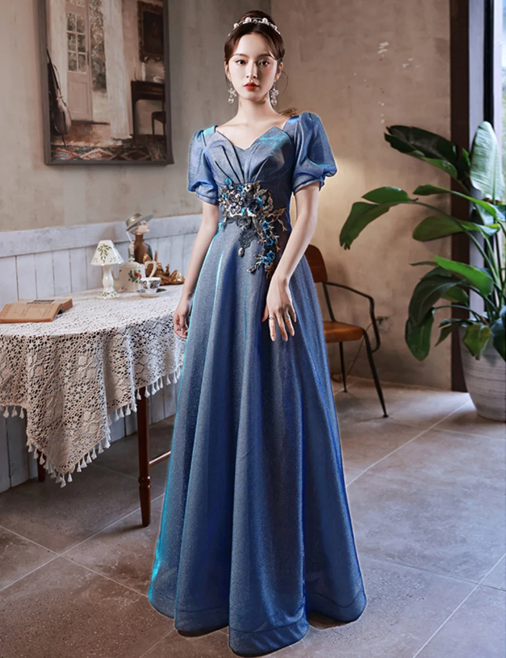 Women's 2024 French Evening Party Dress High-end Banquet Toast Gown Novelty Bridesmaid Prom Dresses