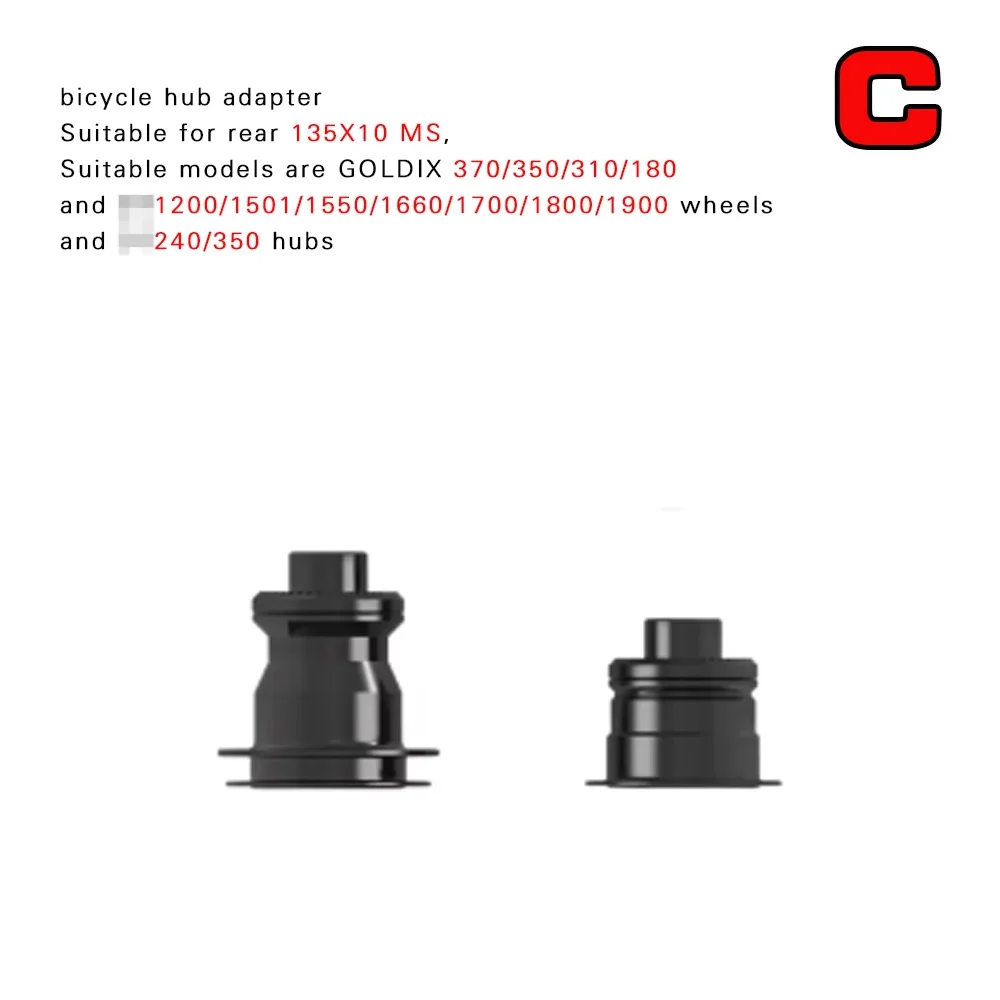 Freies Verschiffen GOLDIX Mountain Road Kies Bike Hub Adapter für M370 310 180 Serie für SHIMANO/SRAM 11S 12S