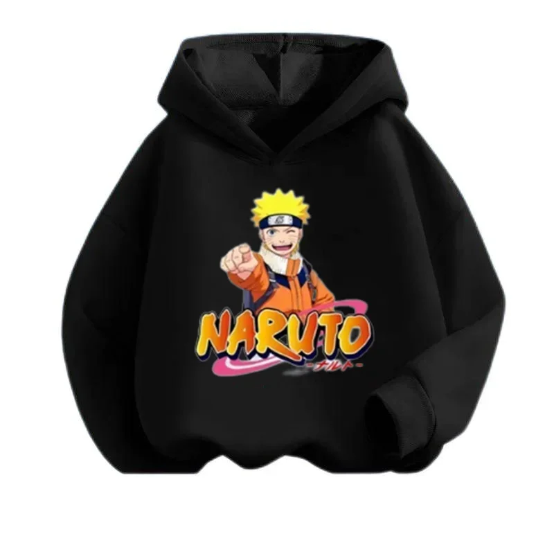 

Naruto Baby Clothes Hoodie Boy Outerwear 2 to 12 Year Sweatshirt for Children Girl 2024 Spring Tops Clothing Mother Kids