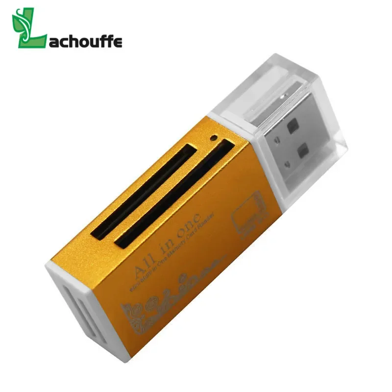 Multi All in 1 Micro USB 2.0 Memory Card Reader Adapter for Micro SD SDHC TF M2 MMC MS PRO DUO Card Reader Hot-sale 2017