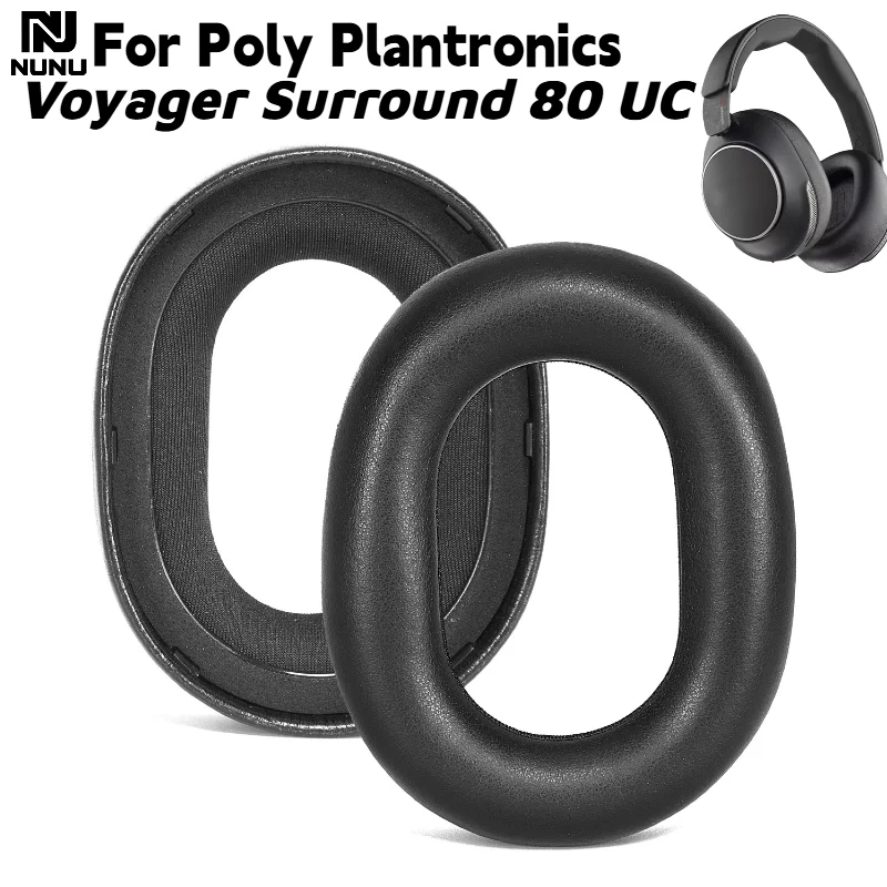 

Replacement Pink Protein skin memory foam EarPads With buckle for Poly Plantronics Voyager Surround 80UC Headphones Repair Parts