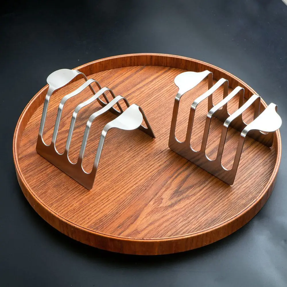 Stainless Steel Toast Holder Rack Commercial Grade Catering Serving Stand Professional Food Display Organizer