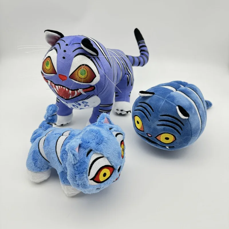 

TreasuringU Anime Demons Plush Dolls Hunters Plush Toys Kawaii Cute Kpop Purple Tiger Stuffed Doll for Birthday Gifts Plushies