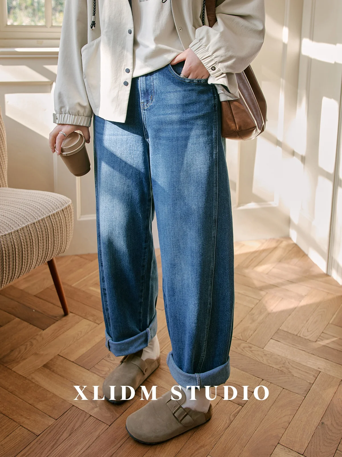 

XLIDM Women's plus Size Jeans Soft Stretchy Comfortable Slim Fit Spring New Sle Cover Hip Knife Denim Casual Pure Color