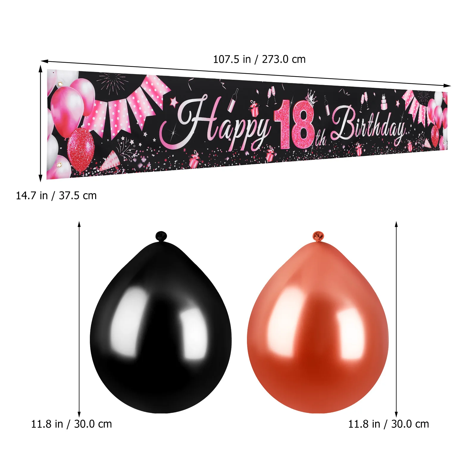 

1 set 1 Set Birthday Decoration Kit Changeable Number Balloons Birthday Party Backdrop Indoor Outdoor Decorations Party Supplies