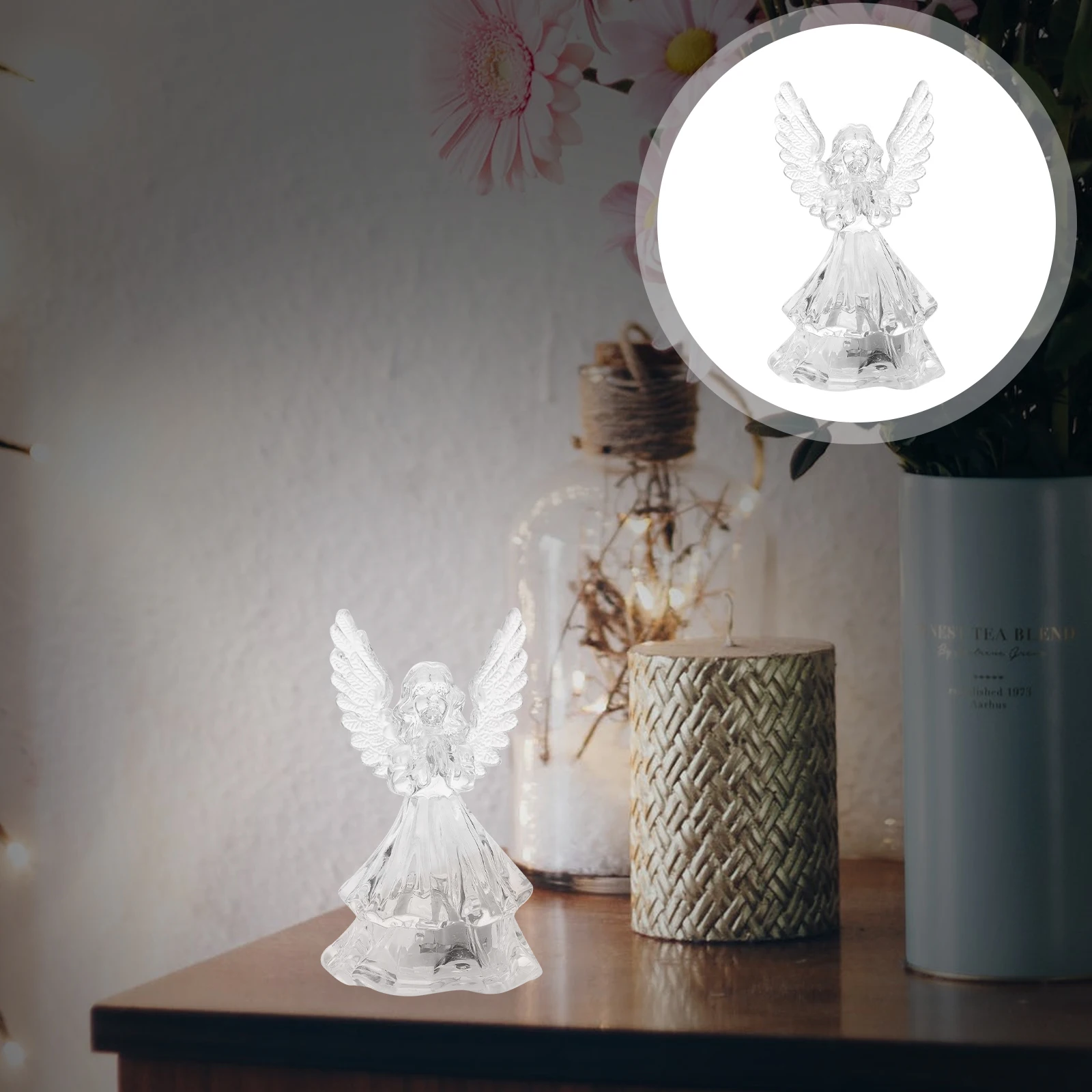 

2 pcs Acrylic Lovely Bedside Night Lights Colorful LED Lamps Cartoon Shape Bedroom Table Decor Gifts Small Night Lights