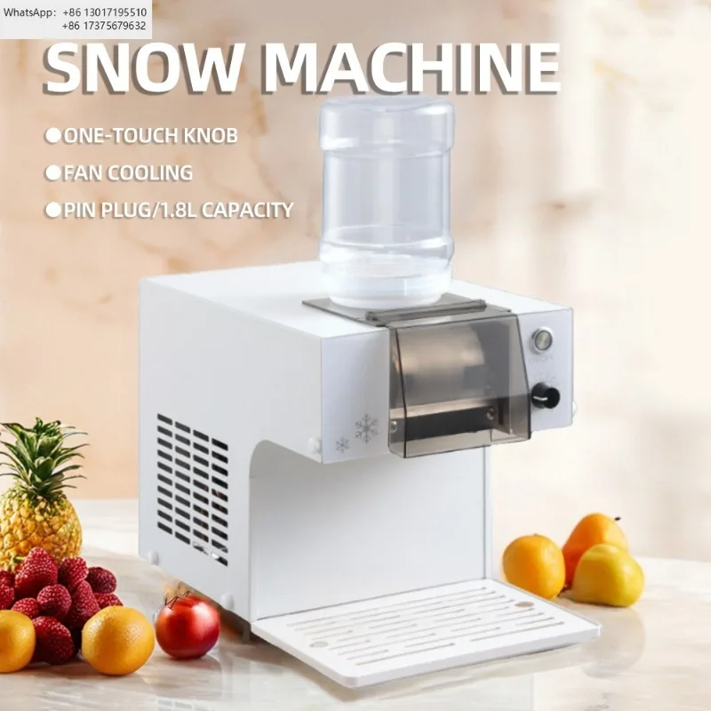 Household Soft Shaved Ice Machine Small Single Bucket Snow Crusher Slush Eis Maschine