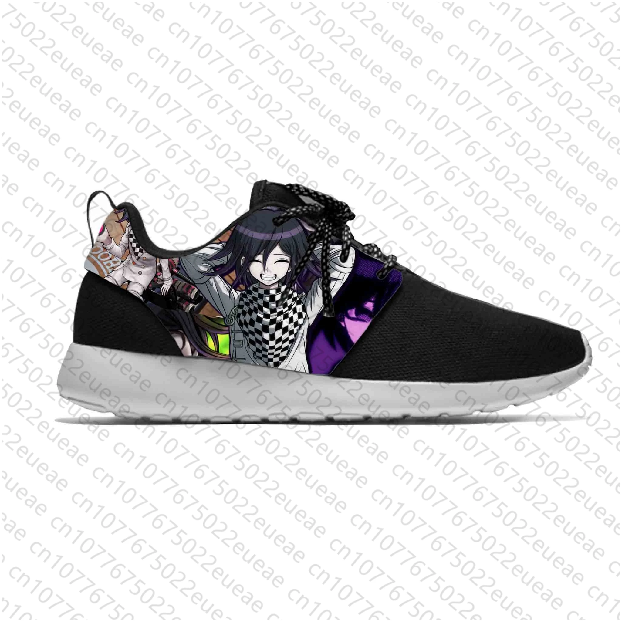 Hot Summer Anime Cartoon Manga Kokichi Ouma Oma Danganronpa Sport Running Shoes Casual Men Women Sneakers Classic Sports Shoes