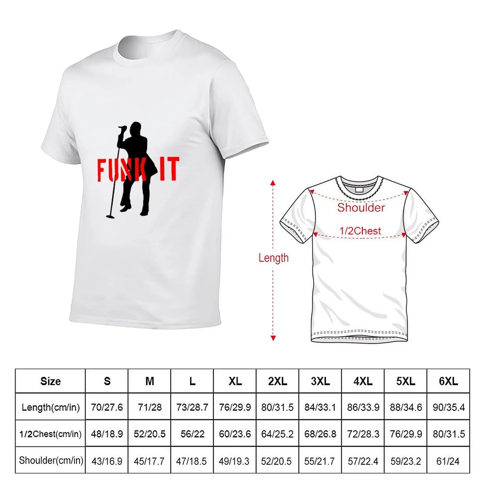 Funk it ! T-Shirt Casual All Match Short Sleeve T-Shirt