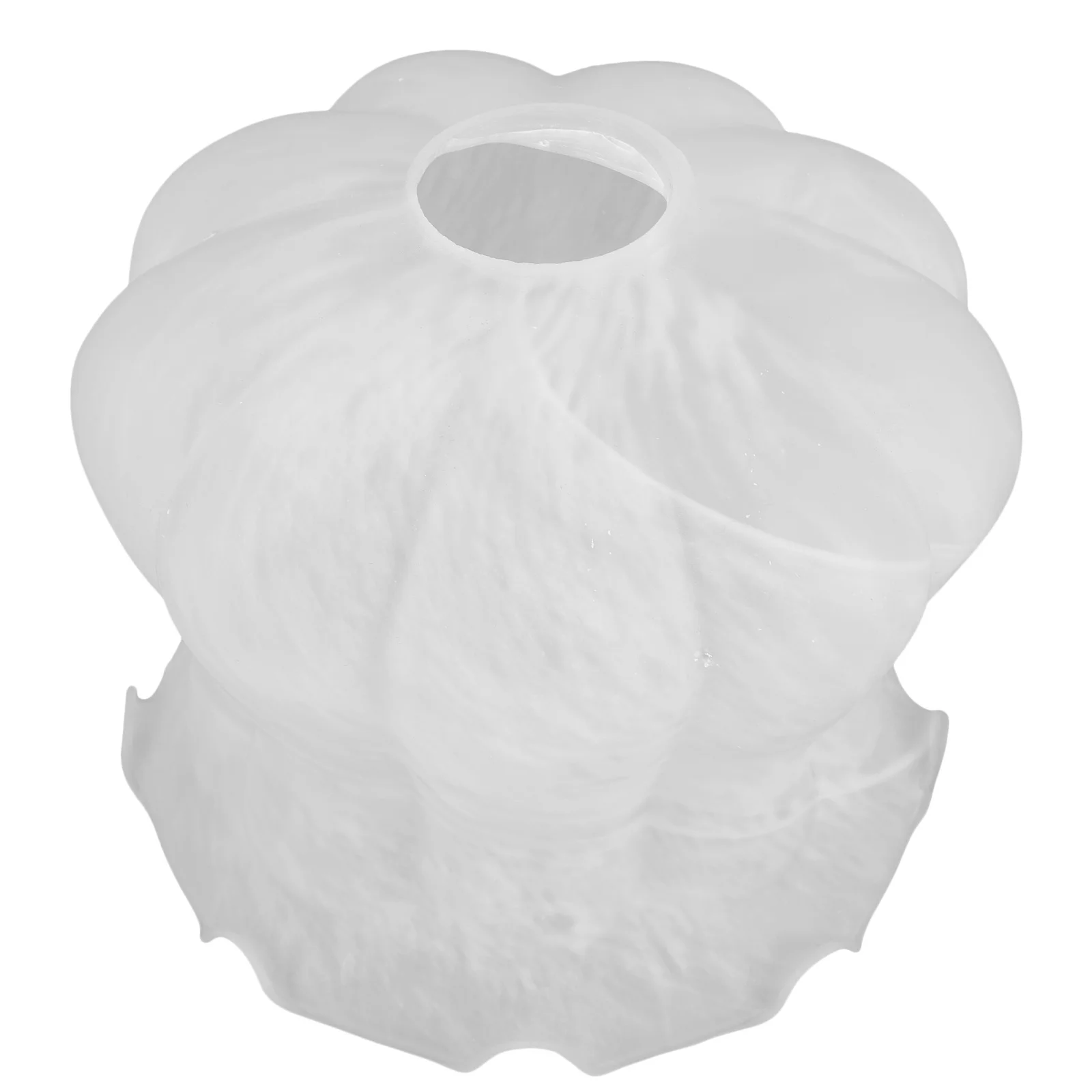 

Frosted Glass Lamp Shade E27 Screw Light Holder Pumpkin Shape Ceiling Lamp Shade Replacement Cover for Pendant Light Modern