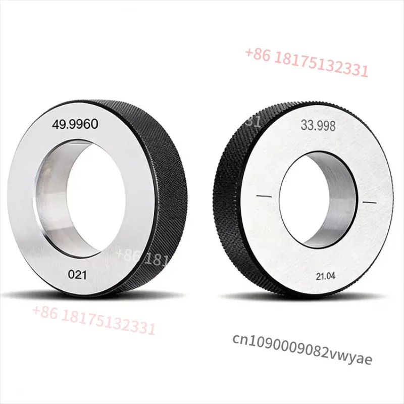 RNH High Accuracy GCr15 Steel Thread Ring Gauges 5mm Thickness 0.001 API Plastic Coating 6H7H8H9H10H12H Class 1 Year Warranty
