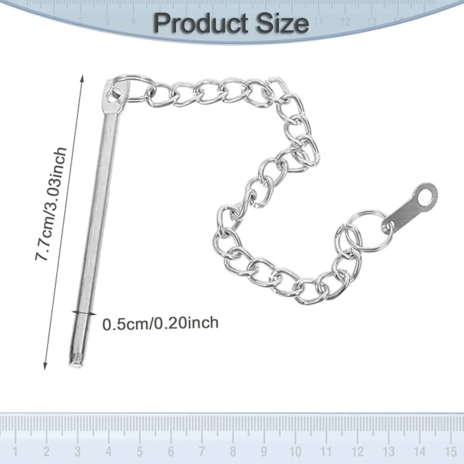 Patio Umbrella Stabilizer Pin Chain Directly Replace Easy to Install for Outdoor Sunshade