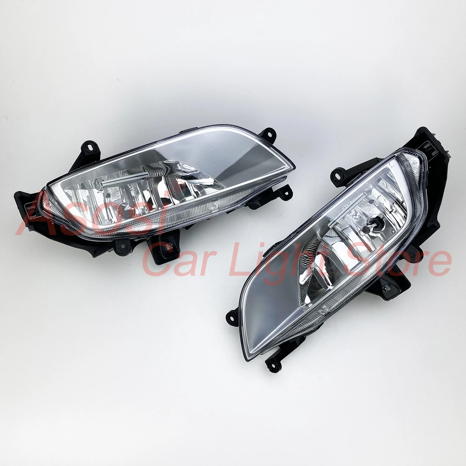 Front Bumper Fog Lamp Assembly Driving Lights For Hyundai H-1/Starex 2010 2011 Left & Right Side Replace Or Upgrade Full Set