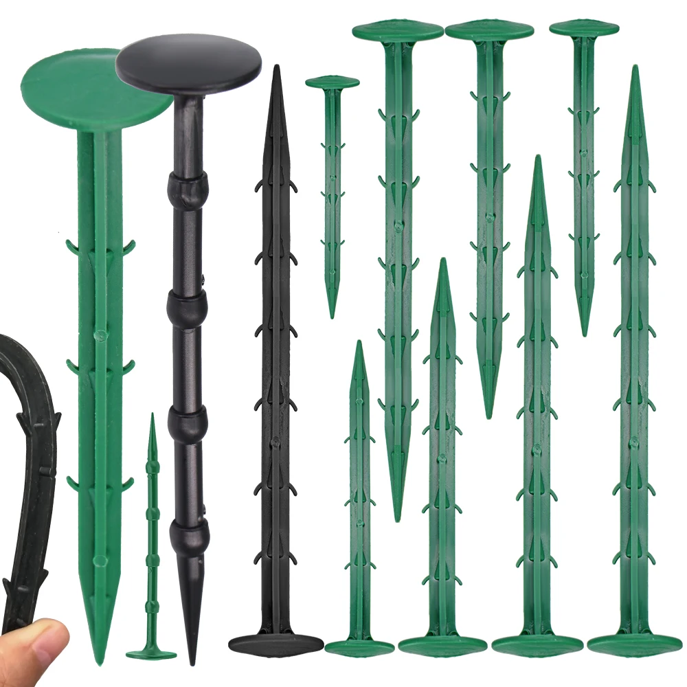 5-50pcs 11-30cm Garden Landscaping Stakes nchoring Spike Nail Anchors Ground Stake Turf Hold Down for Tent Tarps Net Fabric Edge