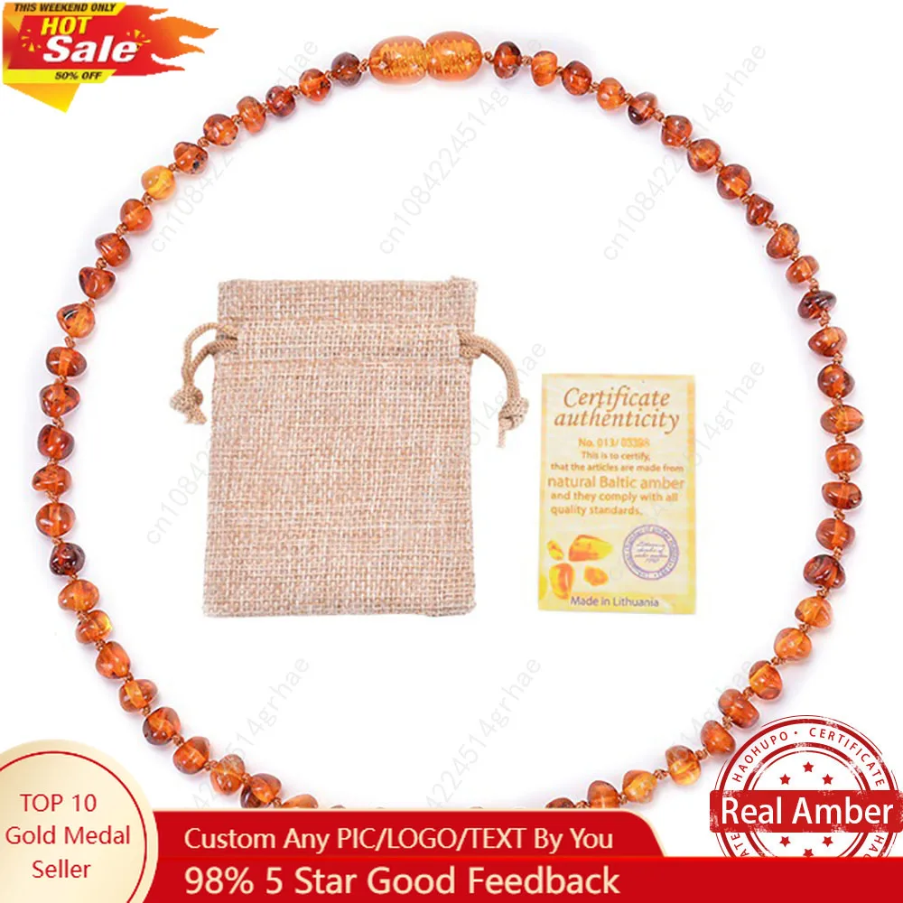 

Fashion Women Natural Baltic Amber Bracelet/Necklace Original Handmade Amber Jewelry Gift Accessories Wholesale