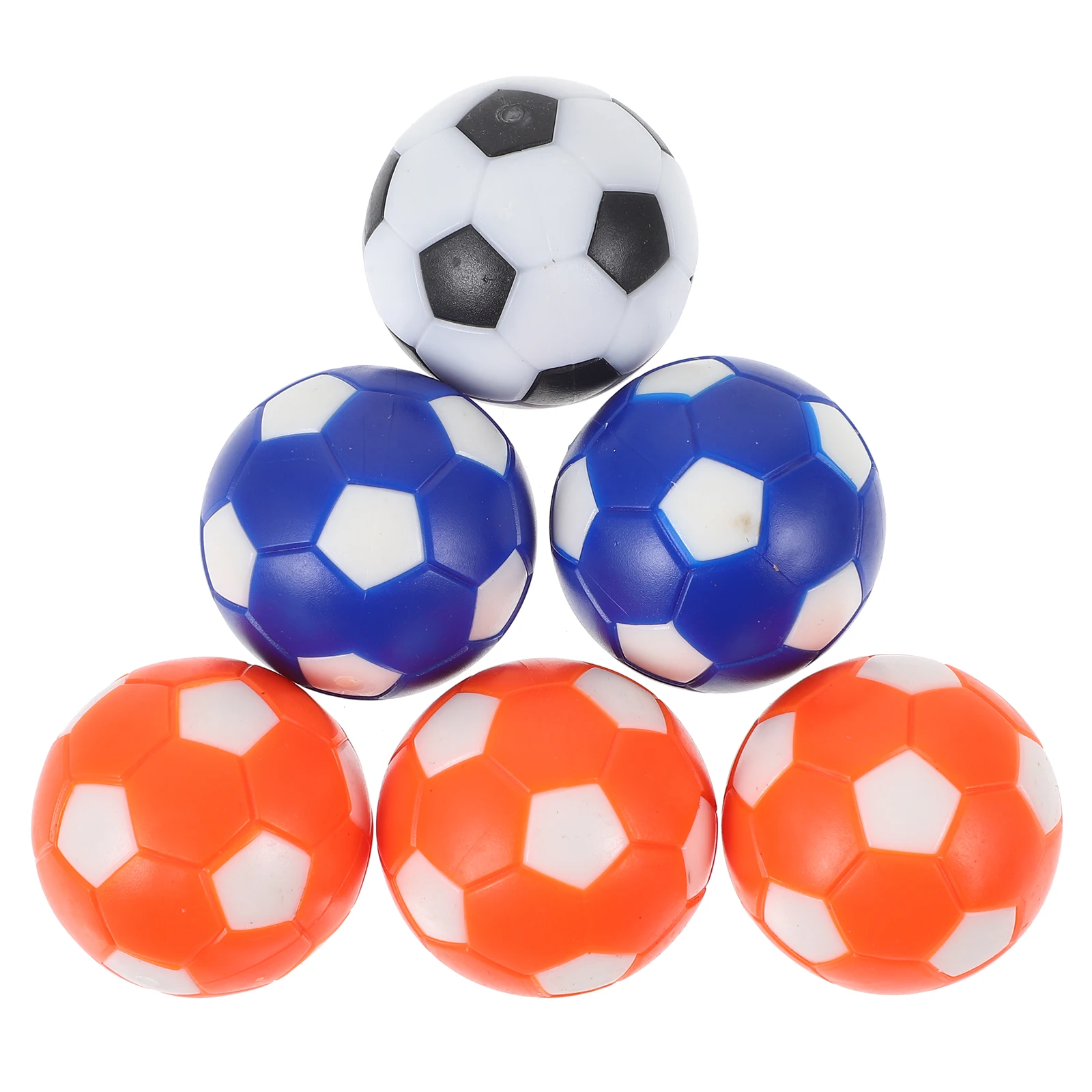 

9 Pcs Foosball Table Balls 28mm Colorful Soccer Balls Desk Game Accessories Smooth Rolling Mini Size Table Football Replacements
