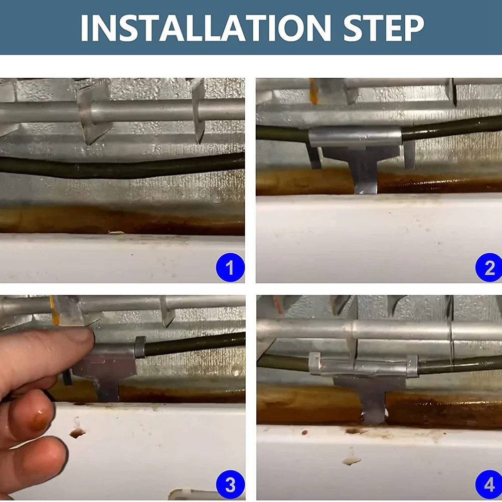 Refrigerator Clip Drain Evaporator for Samsung Refrigerators, Replaces PS4145120, AP5579885, DA61-06796A, Pack of 4