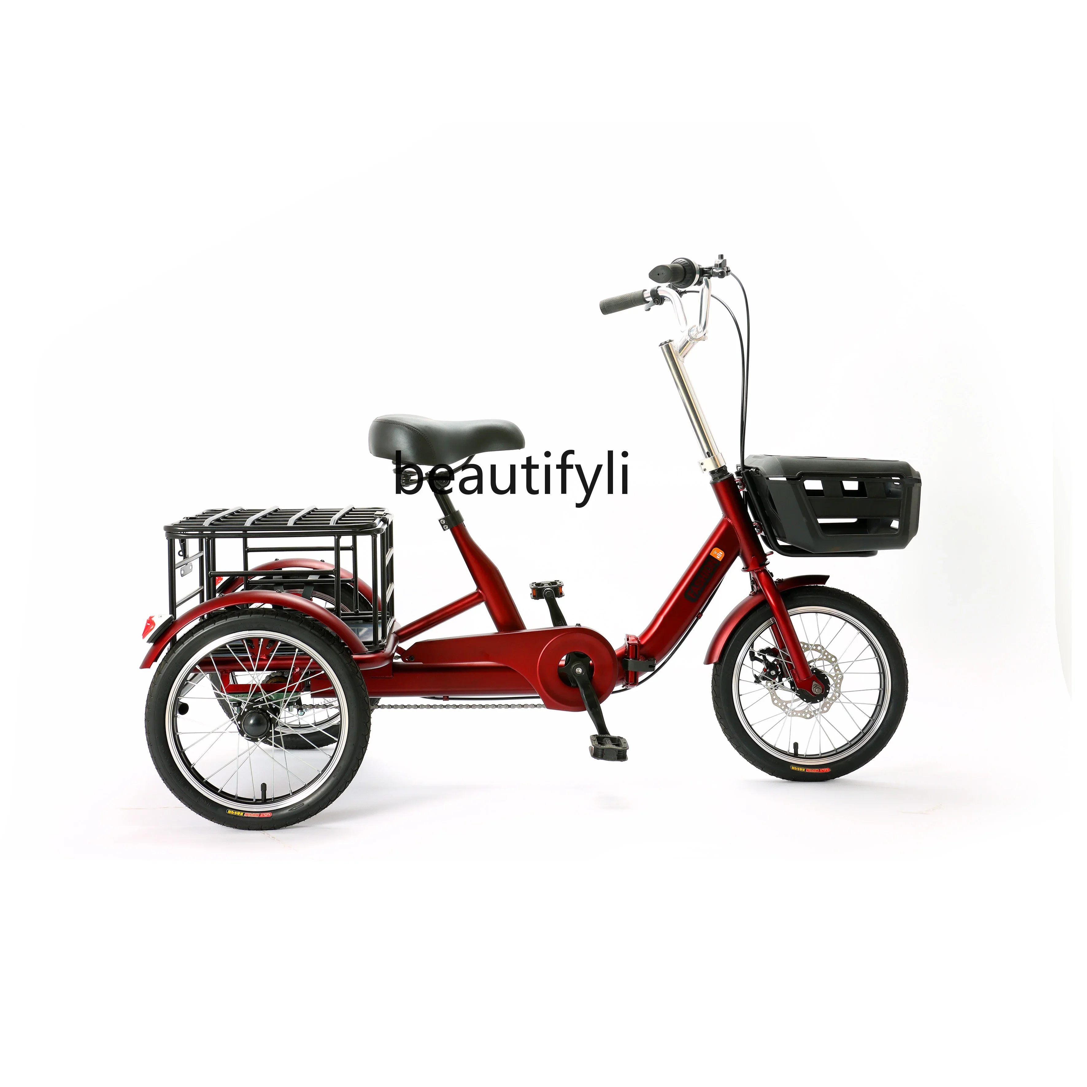 1*Pedal bicycle adult leisure new model the elderly light pedal tricycle