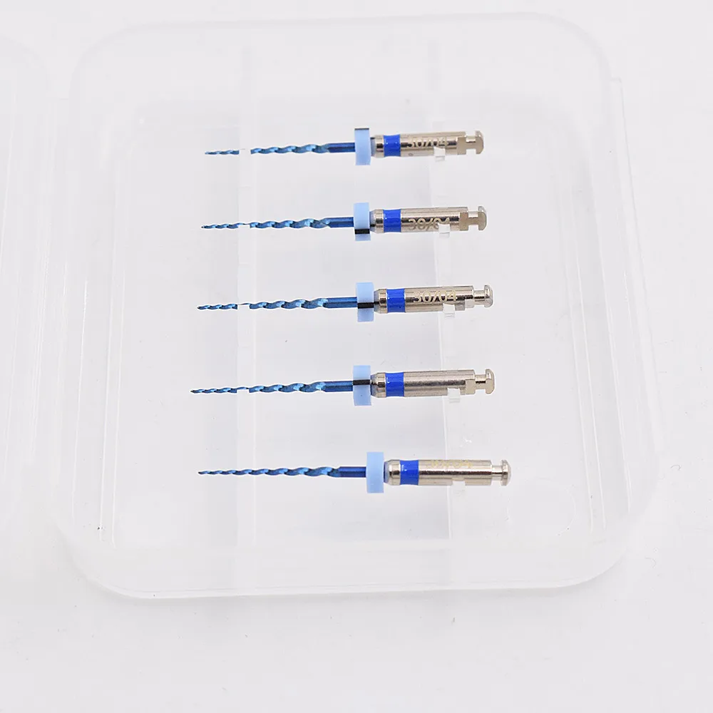 5 قطعة/الحزمة الأسنان نيتي الحرارة المنشط ملفات الأطفال الروتاري للطفل معالجة قناة الجذر الطفل إندو #3