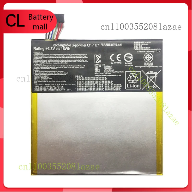 1 шт. новый аккумулятор для Asus Memo Pad 7 Me170C K017 FE170CG P1327 C11P1327 3910 мАч 1 шт. новый аккумулятор для Asus Memo Pad 7 Me170C K017 FE170CG P1327 C11P1327 3910 мАч